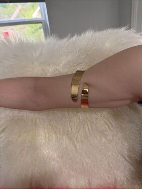 Classic Gold Open Cuff Bracelet - Women Jewelry